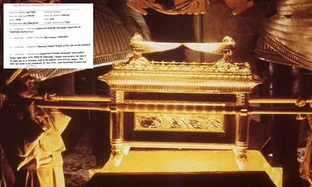 Archivos secretos de la CIA afirman que el Arca de la Alianza, que contiene los Diez Mandamientos, ha sido encontrada<br> 26