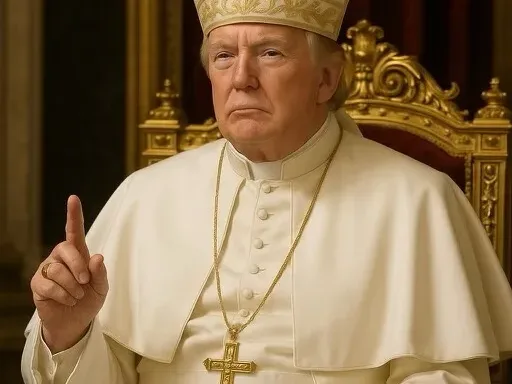 Conferencia católica acusa a Trump de irrespetar la fe con foto en atuendo papal 28